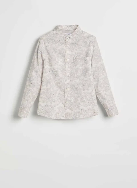 Риза с принт 'Paisley' Brunello Cucinelli Kids 6