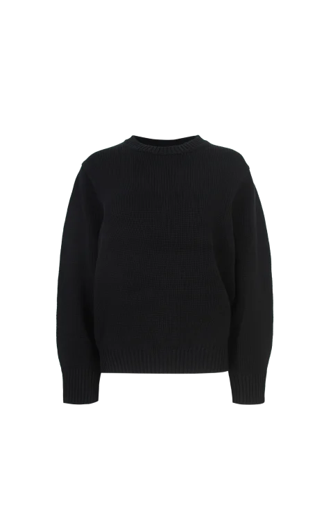Crewneck Sweater in Black