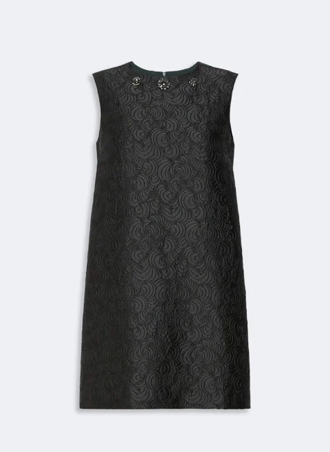Мини рокля от жакард с 'jewel' детайли 'S Max Mara Stmvicolo
