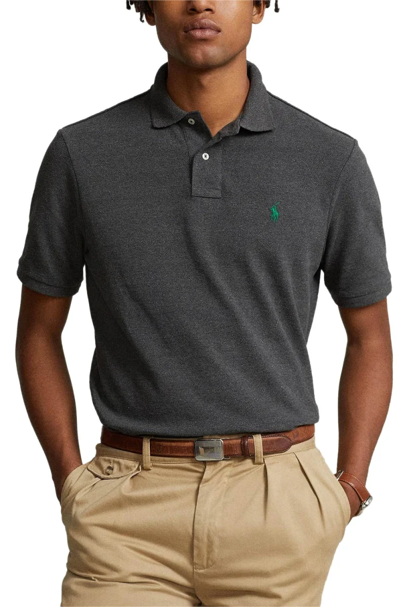 Polo Basic Mesh-Ssl-Knt 710782592002 020 grey