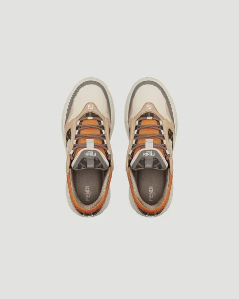 Force Trainers in Latte and Orange — снимка 3