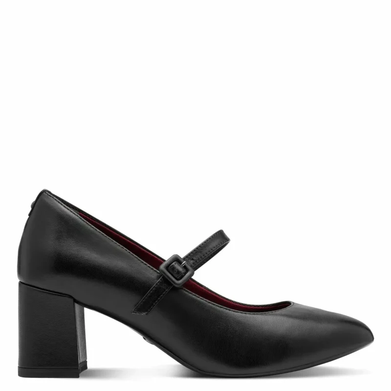 Токчета TAMARIS – 1-22460-45-003 BLACK LEATHER