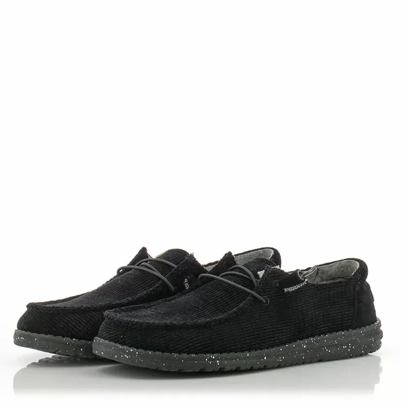Мъжки Ежедневни HEY DUDE – 40195-001 WENDY WAVE BLACK — снимка 3