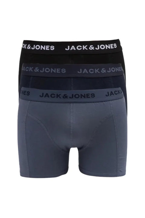 Бельо (Pack of 3) Jacjeremiah Solid Trunks 12288829 19-3923 TCX navy blazer