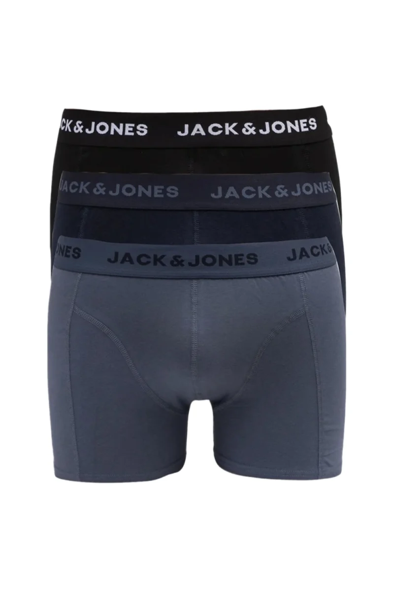 Бельо (Pack of 3) Jacjeremiah Solid Trunks 12288829 19-3923 TCX navy blazer