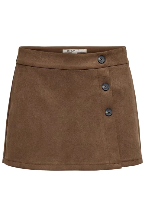 Пола Onladdi Hw Faux Suede Skort 15376528 19-1116 TCX carafe