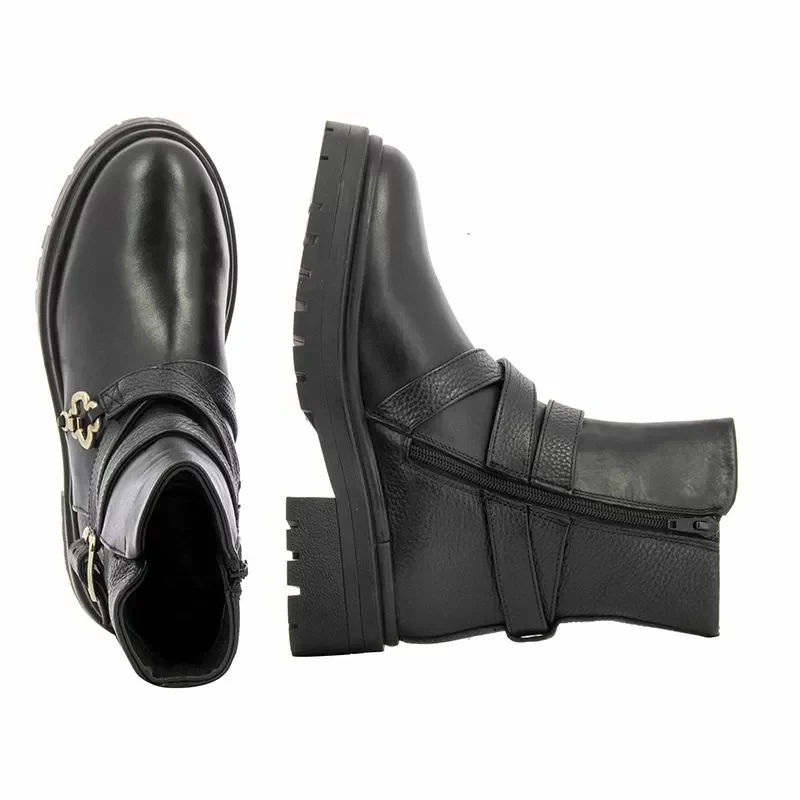 Дамски Кубинки APEPAZZA – F2COMBAT34/LEA CELINA-BLACK — снимка 9