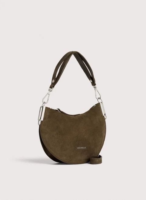 Велурена чанта Coccinelle Sunup Small — снимка 6