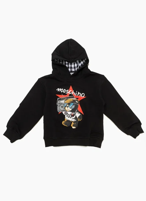 Суитшърт с принт Moschino Kids