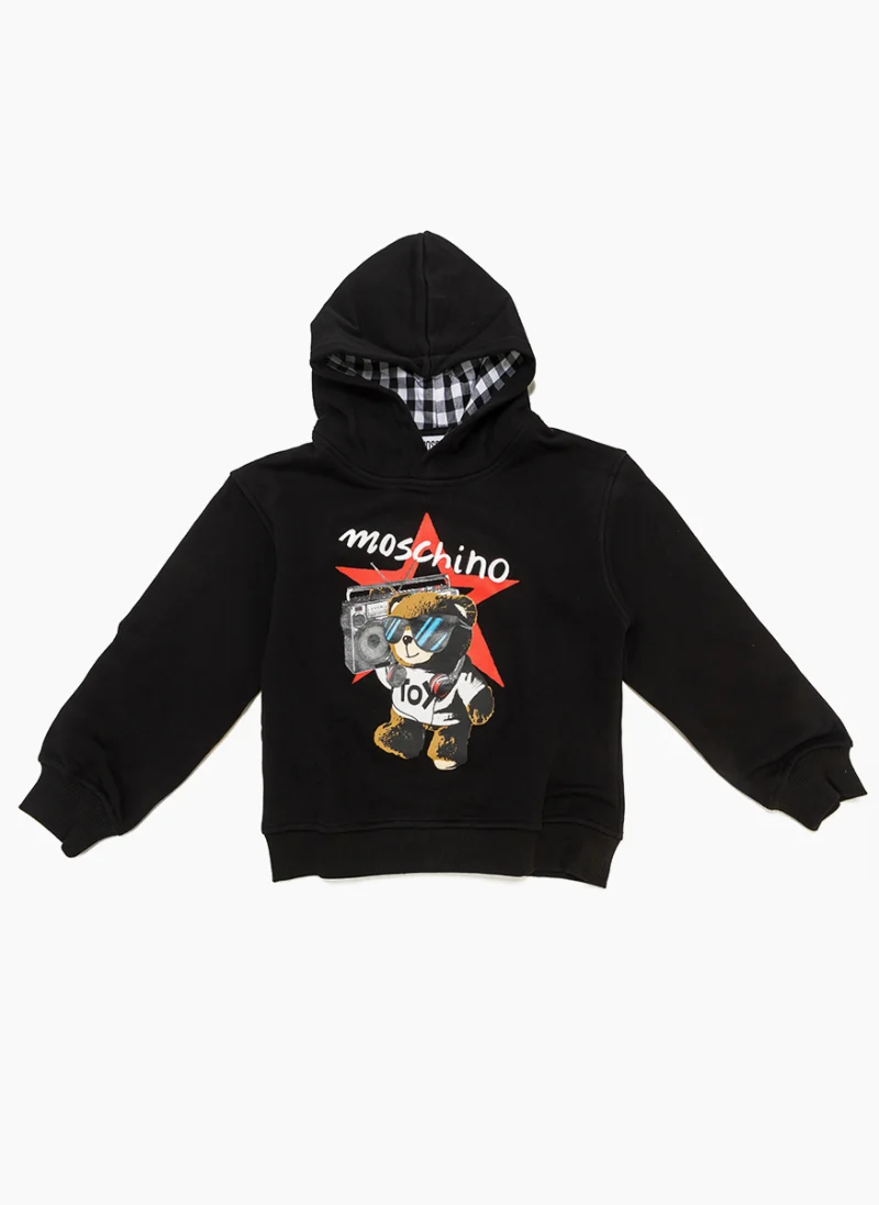 Суитшърт с принт Moschino Kids