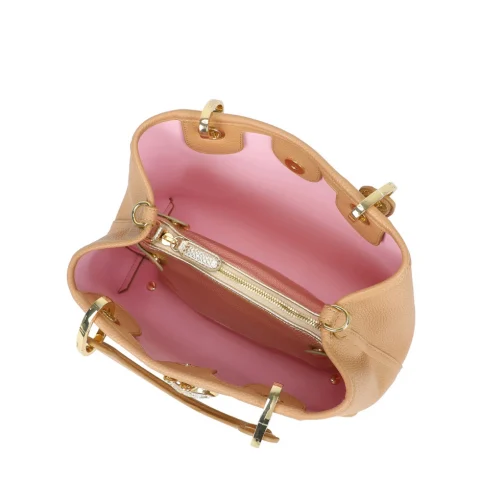 Дамска бежова чанта Beth Jewels Braccialini — снимка 8