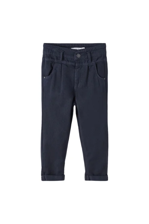 Детски Панталони Nmfbella Twiizza Hw Mom Pant El Camp 13206075 19-4020 TCX Dark Sapphire