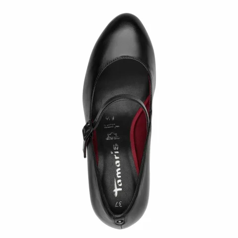 Токчета TAMARIS – 1-22460-45-003 BLACK LEATHER — снимка 5