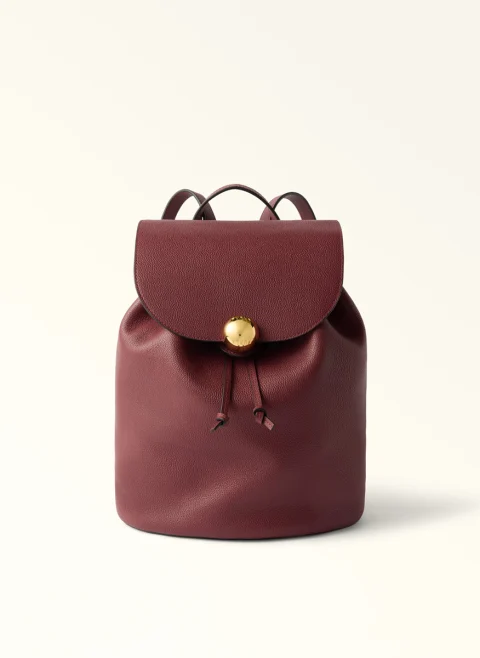 Кожена раница Furla Moonlight Red Apple M