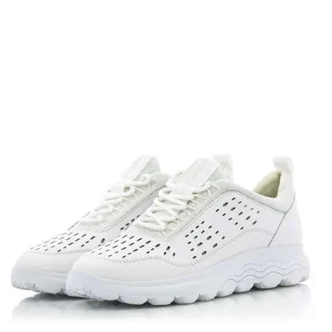 Дамски Сникърс GEOX – D35NUA C1000 D SPHERICA WHITE — снимка 3
