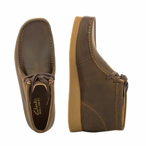 Мъжки Ежедневни Боти CLARKS – 26172822 WALLABEEEVO BT BEESWAX — снимка 4