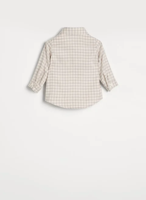 Риза с бродерия Brunello Cucinelli Kids 9-18M — снимка 2