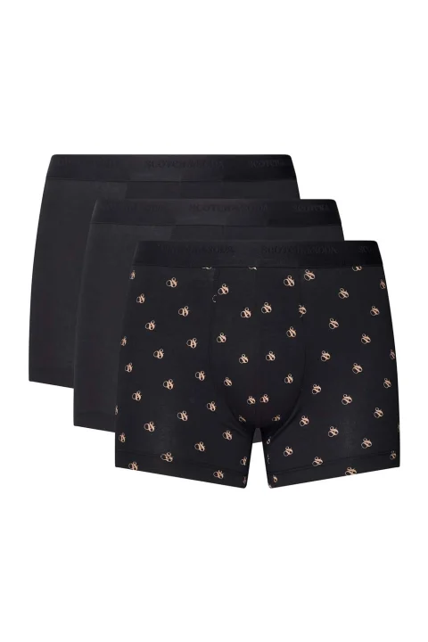 Бельо (Pack of 3) Base Ampersand Aop Boxer 701223025 SCU001 black