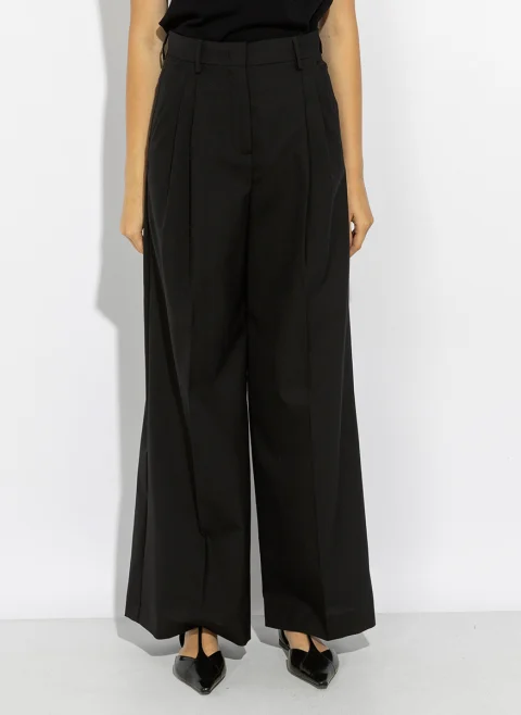 Панталон от фина вълна Weekend Max Mara Wkdovvio — снимка 4