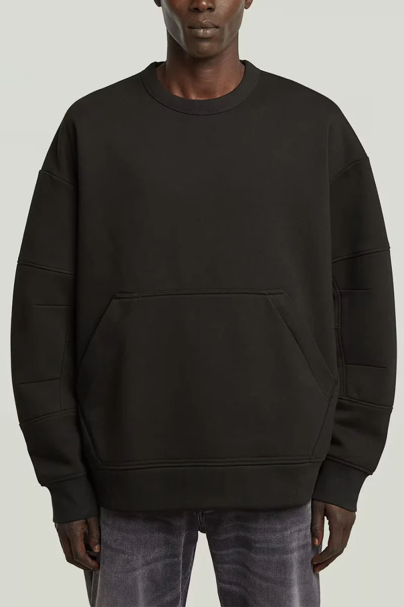 Суичър Constructed Loose R Sw D27088-D733-6484 dk black — снимка 2