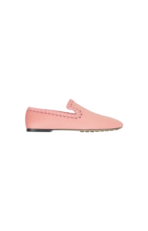 Square Toe Slipper in Blush