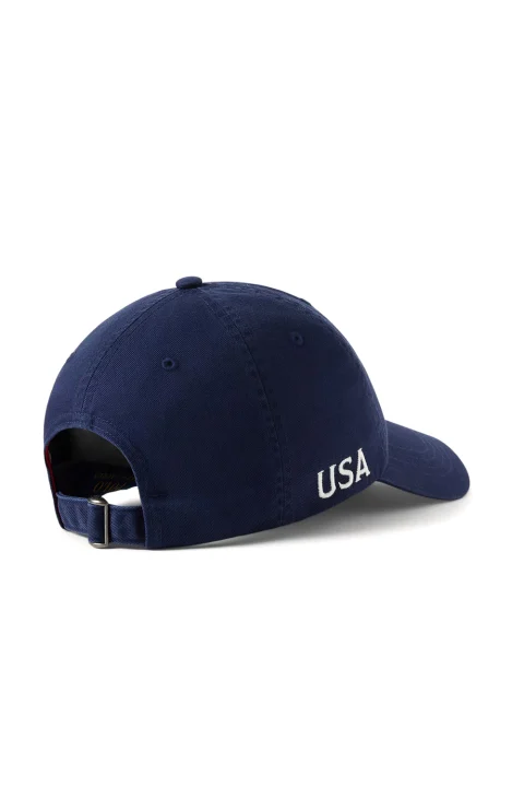 Шапка 16/1 Twill 710B21782001 410 navy — снимка 2