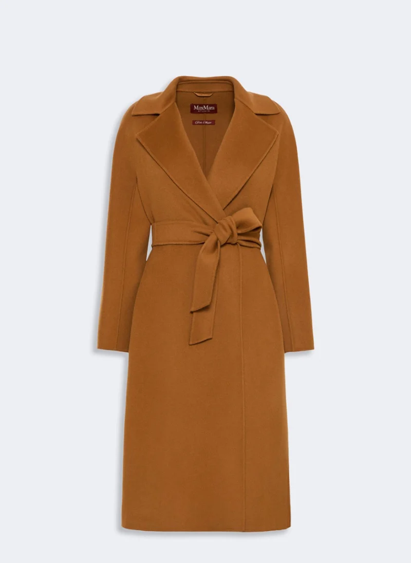 Палто от фина вълна и коприна Max Mara Studio Mstcles