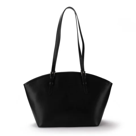 Дамска черна чанта Perla 2009 Cromia — снимка 6