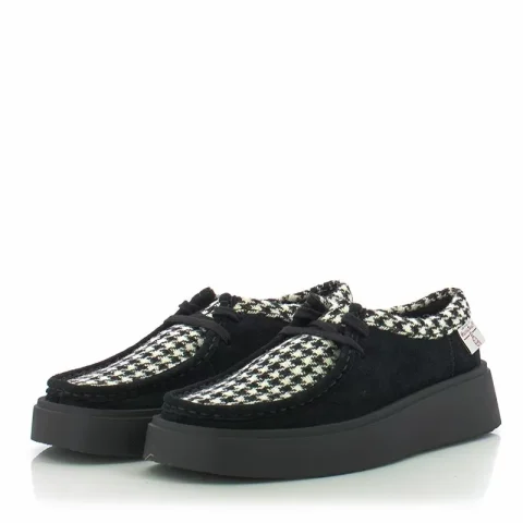 Дамски Ежедневни CLARKS – 26184945 TORVIEW W BLACK TWEEDCOMBI — снимка 2