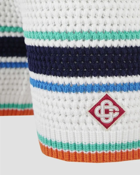 Crochet Effect Tennis Shorts — снимка 3