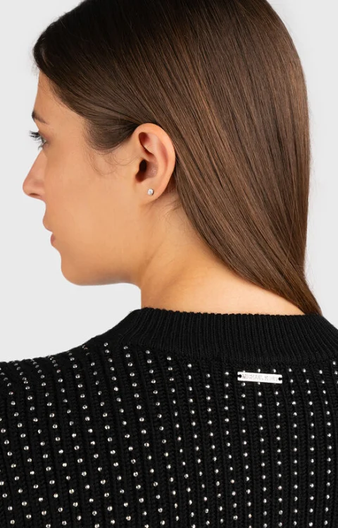 Пуловер с апликирани камъни — снимка 4