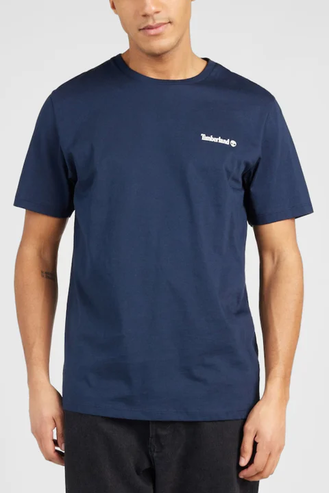 T-Shirt Small Linear Logo Print TB0A5QQT4331 410 navy — снимка 2