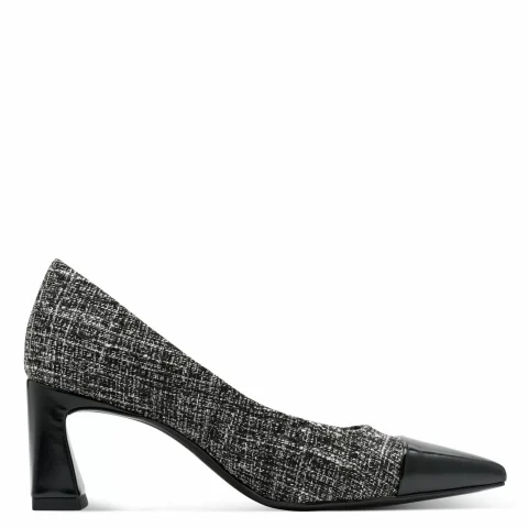 Токчета TAMARIS – 1-22466-45-009 BLACK/WHITE — снимка 2