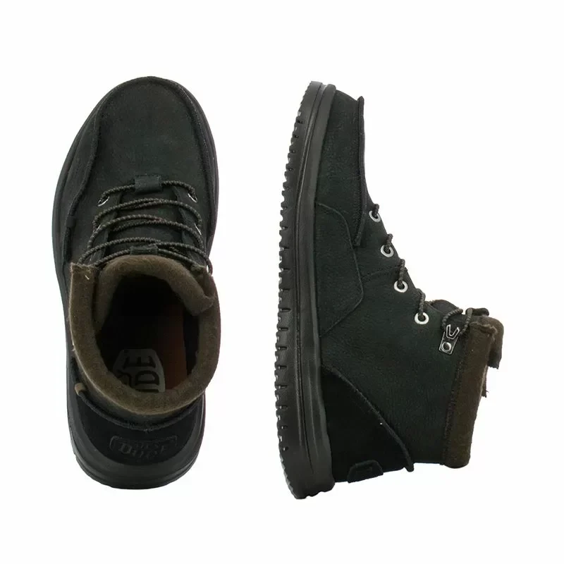 Мъжки Ежедневни Боти HEY DUDE – 40189-001 BRADLEY BOOT BLACK — снимка 4