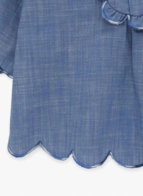 Блуза 'Denim Bluе' Zimmermann Kids — снимка 5