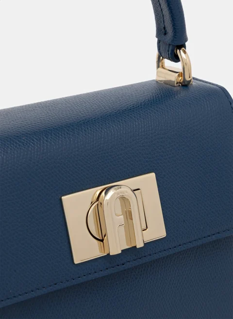 Мини Crossbody чанта Furla 1927 Indigo — снимка 3
