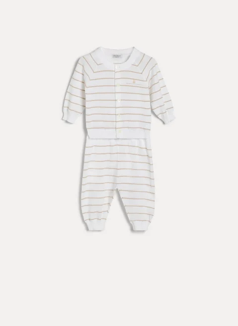 Комплект от фино плетиво 'Bernie' Brunello Cucinelli Kids