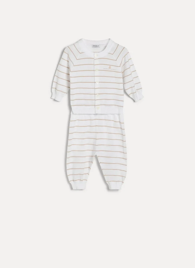 Комплект от фино плетиво 'Bernie' Brunello Cucinelli Kids