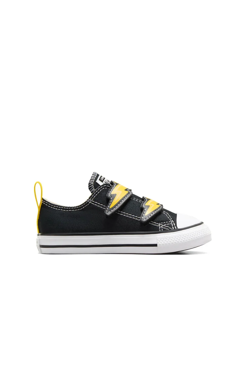 Детски Sneakers Chuck Taylor All Star Electric Bolt A08376C 001-black/golden wren