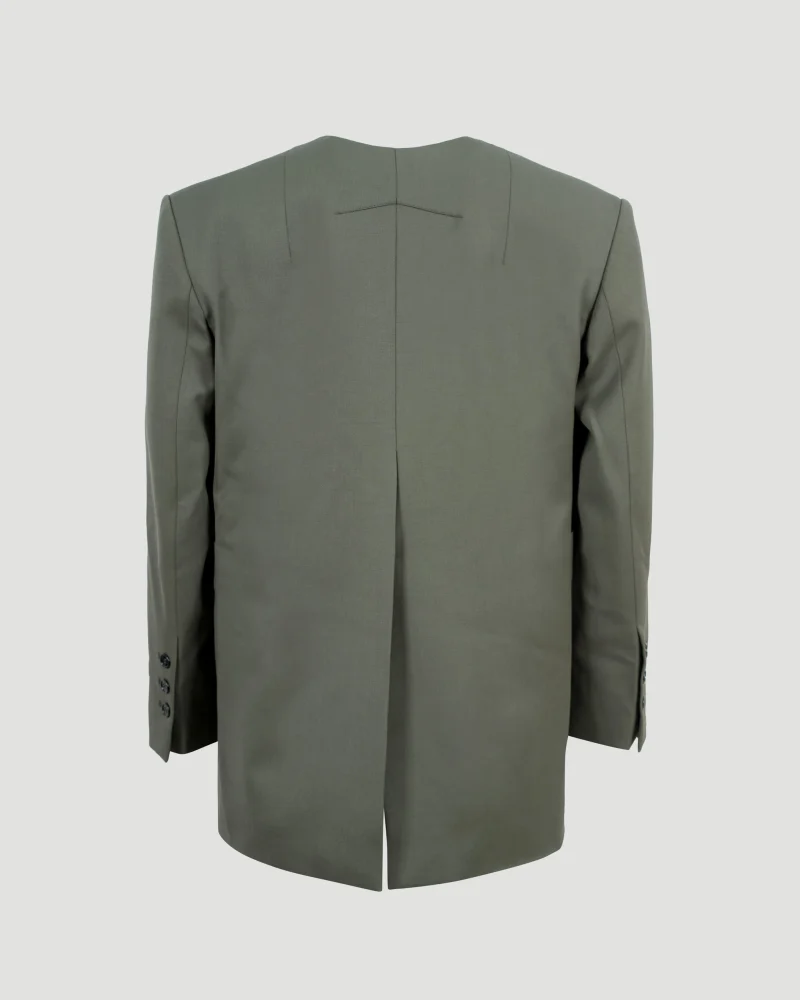 Wool Jacket in Khaki — снимка 2