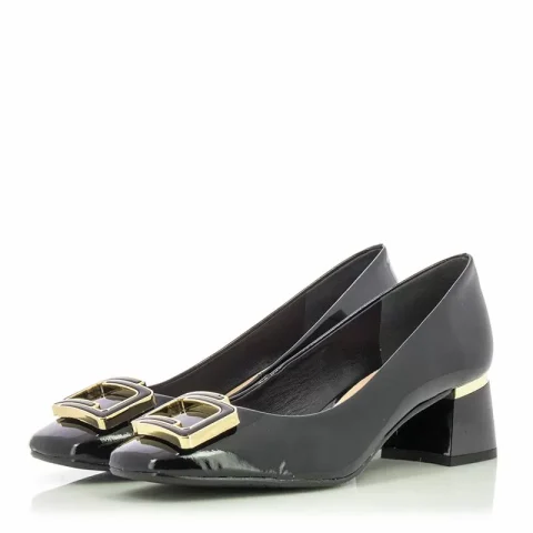Токчета DONNA ITALIANA – 11389-610-724 VZ SEDA BLACK MA — снимка 2