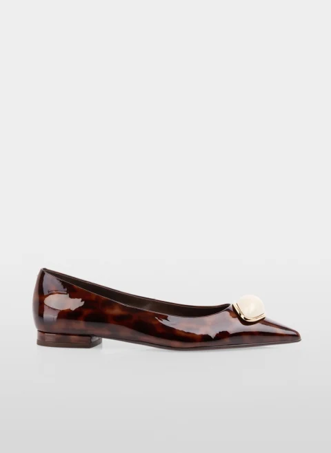 Балеринки с метален детайл 'Leopard' Marc Cain Collections