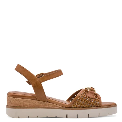 Дамски Сандали На Платформа TAMARIS – 1-28215-46-305 COGNAC — снимка 2