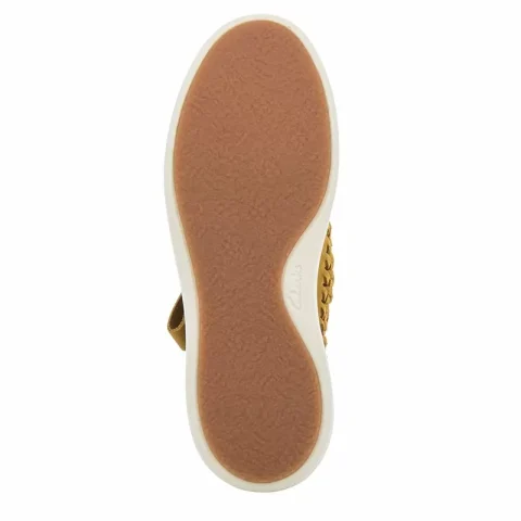 Мъжки Ежедневни CLARKS – 26172450 COURTLITE WEAVE OCHRE — снимка 4