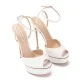 Дамски бели сандали Flora Casadei — снимка 3