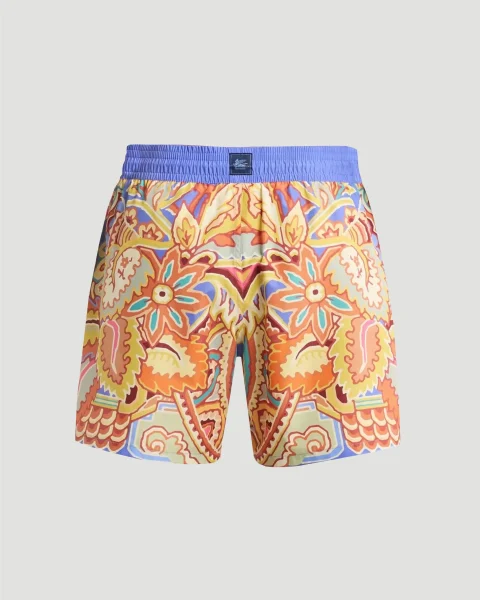 Floral Print Swim Shorts — снимка 2