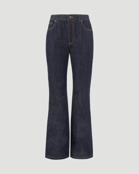 Straight Jeans in Navy