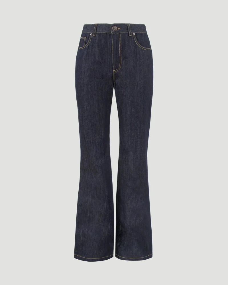 Straight Jeans in Navy