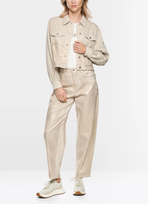 Яке от деним 'Gold finish' Marc Cain Sports — снимка 3