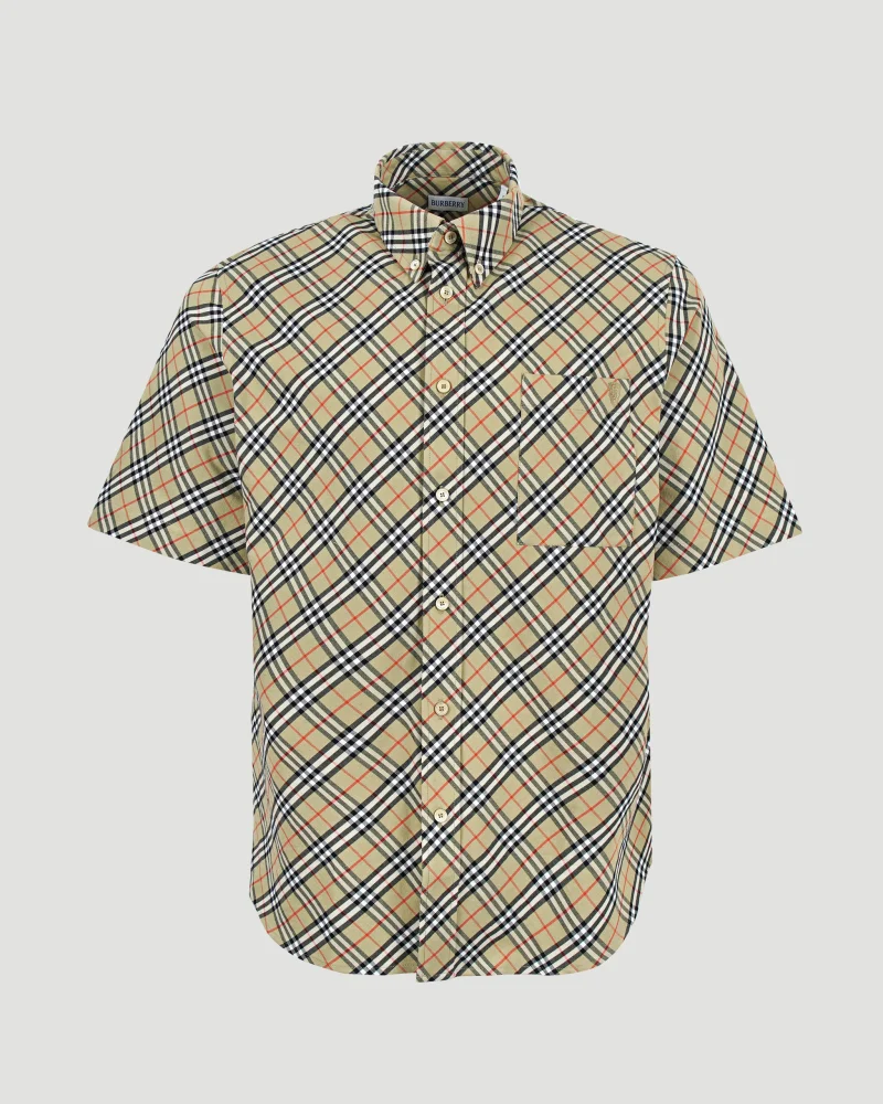 Vintage Check Shirt in Sand